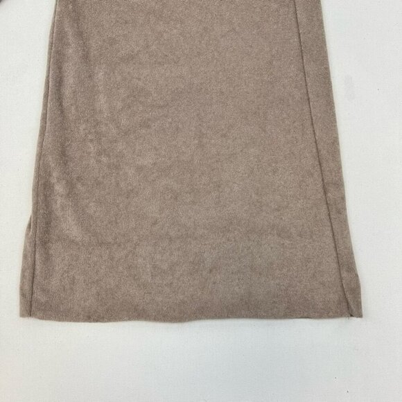 Zenana Wide Leg Comfy Pants Women's S Tan High Rise Drawstring Pockets Velour - Picture 6 of 10